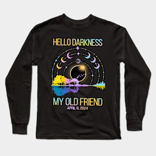 Total Solar Eclipse, Eclipse 2024, Twice In A Lifetime 2017 2024, Funny Solar Eclipse 4.08.24 Long Sleeve T-Shirt